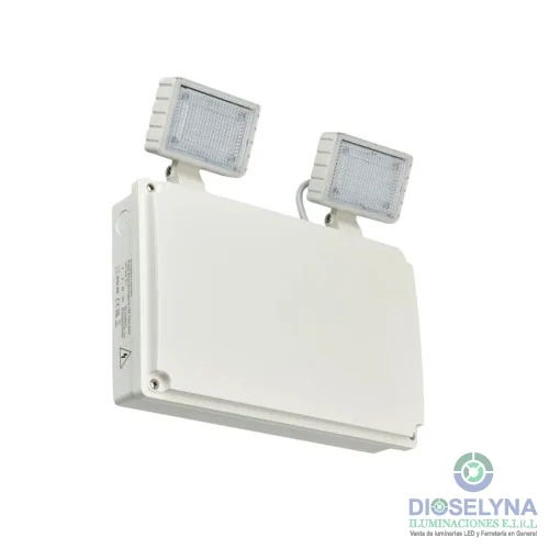 LUMINARIA EMERGENCIA LED 2X 9W 220-240V 1140LM 3H IP65 NP SPOT EM164C PHILIPS - DIOSELYNA ILUMINACIONES
