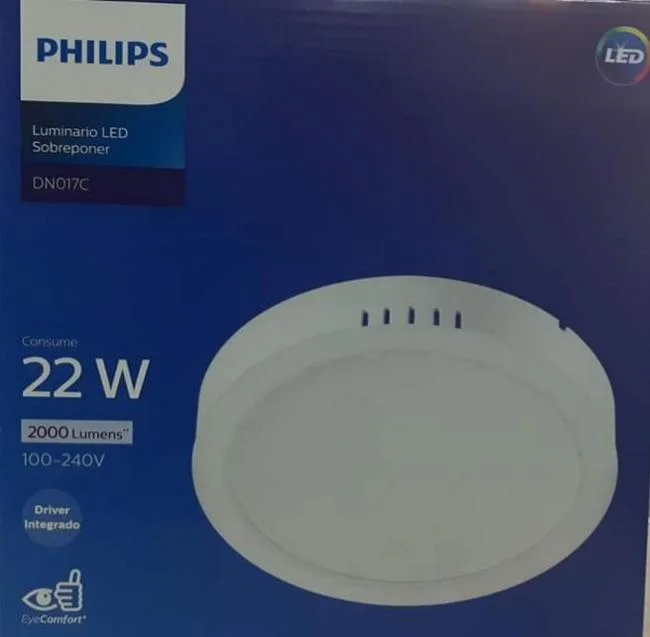 SPOT LED PARA SOBREPONER DN017C 22W 6500K (2000LM) 100-240V PHILIPS