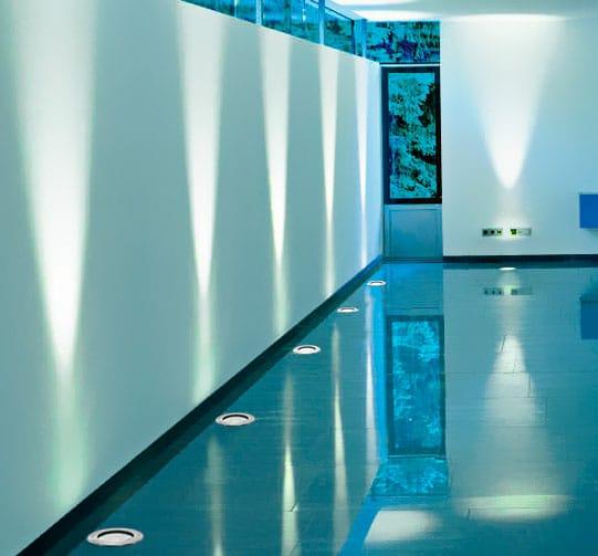 SPOT DE PISO LED 15W  3000K- 6500K PLATEADO OSLER