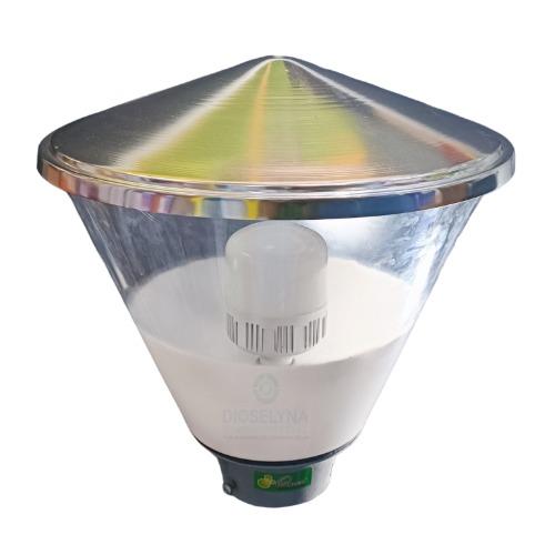 FAROLA CONICA DIFUSOR TRANSPARENTE DE (70W/80W/125W/150W) NACIONAL