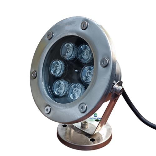 FARO LED SUMERGIBLE PARA CASCADAS 6X1W RGB IP68 12V OSLER
